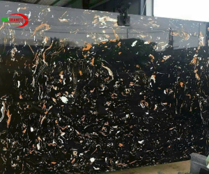 ĐÁ NHÂN TẠO ĐEN HOA VÀNG